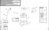 BLACK & DECKER WBV1400 VACUUM CLEANER (TYPE 1) Spare Parts