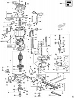 DEWALT DW625E ROUTER (TYPE 6) Spare Parts