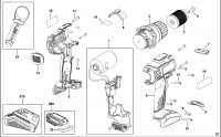 BLACK & DECKER PCL18HDK2 CORDLESS DRILL (TYPE H1) Spare Parts