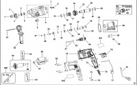 BLACK & DECKER KD855 ROTARY HAMMER (TYPE 1) Spare Parts