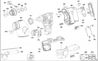 DEWALT DC212K ROTARY HAMMER (TYPE 2) Spare Parts