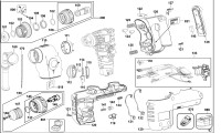 DEWALT DC234K ROTARY HAMMER DRILL (TYPE 3) Spare Parts