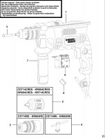 BLACK & DECKER BDB710 HAMMER (TYPE 1) Spare Parts