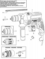 BLACK & DECKER KR704RE HAMMER DRILL (TYPE 1) Spare Parts