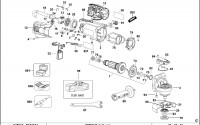 DEWALT D28136 SMALL ANGLE GRINDER (TYPE 2) Spare Parts