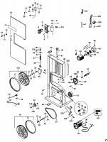 DEWALT DW876 BANDSAW (TYPE 3) Spare Parts