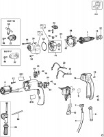 DEWALT D21716K DRILL (TYPE 10) Spare Parts