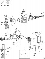 DEWALT D21710 HAMMER DRILL (TYPE 6) Spare Parts