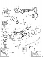 BLACK & DECKER CD105 SMALL ANGLE GRINDER (TYPE 3) Spare Parts