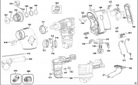 DEWALT DC223K ROTARY HAMMER (TYPE 2) Spare Parts