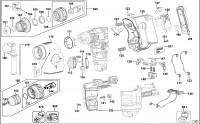 DEWALT DC224K ROTARY HAMMER (TYPE 2) Spare Parts