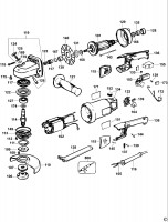 DEWALT DW831 SMALL ANGLE GRINDER (TYPE 4) Spare Parts