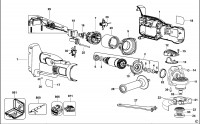 DEWALT DC415 SMALL ANGLE GRINDER (TYPE 2) Spare Parts