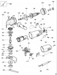 DEWALT DW812 SMALL ANGLE GRINDER (TYPE 6) Spare Parts