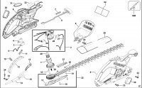 BLACK & DECKER GT502 HEDGETRIMMER (TYPE 2) Spare Parts