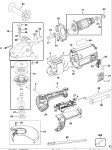 DEWALT D28498 ANGLE GRINDER (TYPE 1) Spare Parts