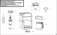 BLACK & DECKER PRCM500 COFFEEMAKER (TYPE 1) Spare Parts