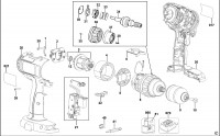 BERNER 102482 CORDLESS DRILL (TYPE 1) Spare Parts