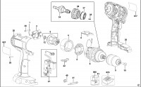 BERNER 102537 CORDLESS DRILL (TYPE 1) Spare Parts