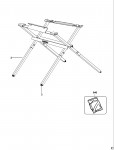 DEWALT DE7450 FOLDING STAND (TYPE 1) Spare Parts