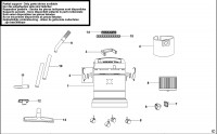 BLACK & DECKER WBV1405P DUST EXTRACTOR (TYPE 1) Spare Parts