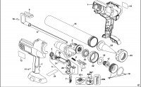 DEWALT DC547 CAULK GUN (TYPE 2) Spare Parts