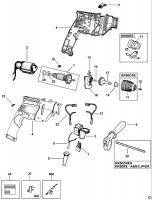 BLACK & DECKER KR50CRE DRILL (TYPE 1) Spare Parts