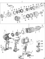 DEWALT DCD780 CORDLESS DRILL (TYPE 1) Spare Parts