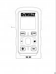 DEWALT DW040P SONIC DISTANCE MEASURE (TYPE 1) Spare Parts