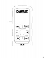 DEWALT DW040P SONIC DISTANCE MEASURE (TYPE 1) Spare Parts