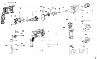 BLACK & DECKER KR1001 HAMMER DRILL (TYPE 1) Spare Parts