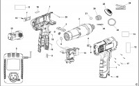 BLACK & DECKER LXI10 IMPACT DRIVER (TYPE 1) Spare Parts