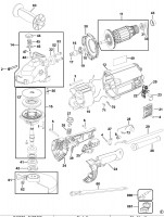 DEWALT D28492 ANGLE GRINDER (TYPE 3) Spare Parts