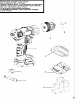 BLACK & DECKER LDX116C DRILL (TYPE 1) Spare Parts