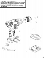 BLACK & DECKER LDX112C DRILL (TYPE 1) Spare Parts