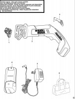 BLACK & DECKER CHS6000 CUT SAW (TYPE 2-AS) Spare Parts