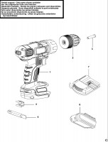 BLACK & DECKER LDX120SB DRILL (TYPE 1) Spare Parts