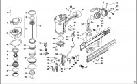 BOSTITCH 651S5-E PNEUMATIC STAPLER (TYPE REV A) Spare Parts