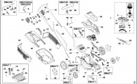 BLACK & DECKER EMAX34 ROTARY MOWER (TYPE 1) Spare Parts