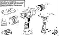 BLACK & DECKER EGBL14 CORDLESS DRILL (TYPE H1) Spare Parts