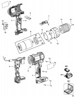 DEWALT DCD733 CORDLESS DRILL (TYPE 1) Spare Parts