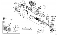 DEWALT DWE46101 GRINDER (TYPE 1) Spare Parts