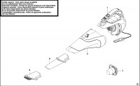 BLACK & DECKER ADV1210 CAR VAC (TYPE 1-AS) Spare Parts