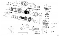 DEWALT DWE8110S SMALL ANGLE GRINDER (TYPE 1) Spare Parts