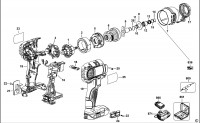 DEWALT DCF835 IMPACT DRIVER (TYPE 10) Spare Parts