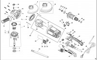 STANLEY FME841 ANGLE GRINDER (TYPE 1) Spare Parts