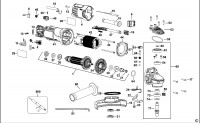 DEWALT DWE4050 SMALL ANGLE GRINDER (TYPE 2) Spare Parts