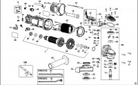 DEWALT DWE4002 SMALL ANGLE GRINDER (TYPE 1) Spare Parts
