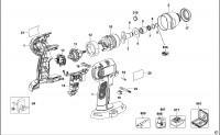 DEWALT DC825 IMPACT DRIVER (TYPE 3) Spare Parts