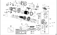 DEWALT DWE4100 SMALL ANGLE GRINDER (TYPE 1) Spare Parts